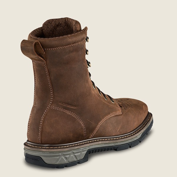 Red Wing Safety Bot Erkek - Rio Flex - 8-Inch Waterproof Toe - Kahverengi - 09PERHBIK